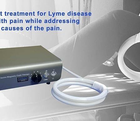 PEMF 8000 | Chiropractor Desktop Treating Lyme with Pulsed Electromagnetic Field Therapy